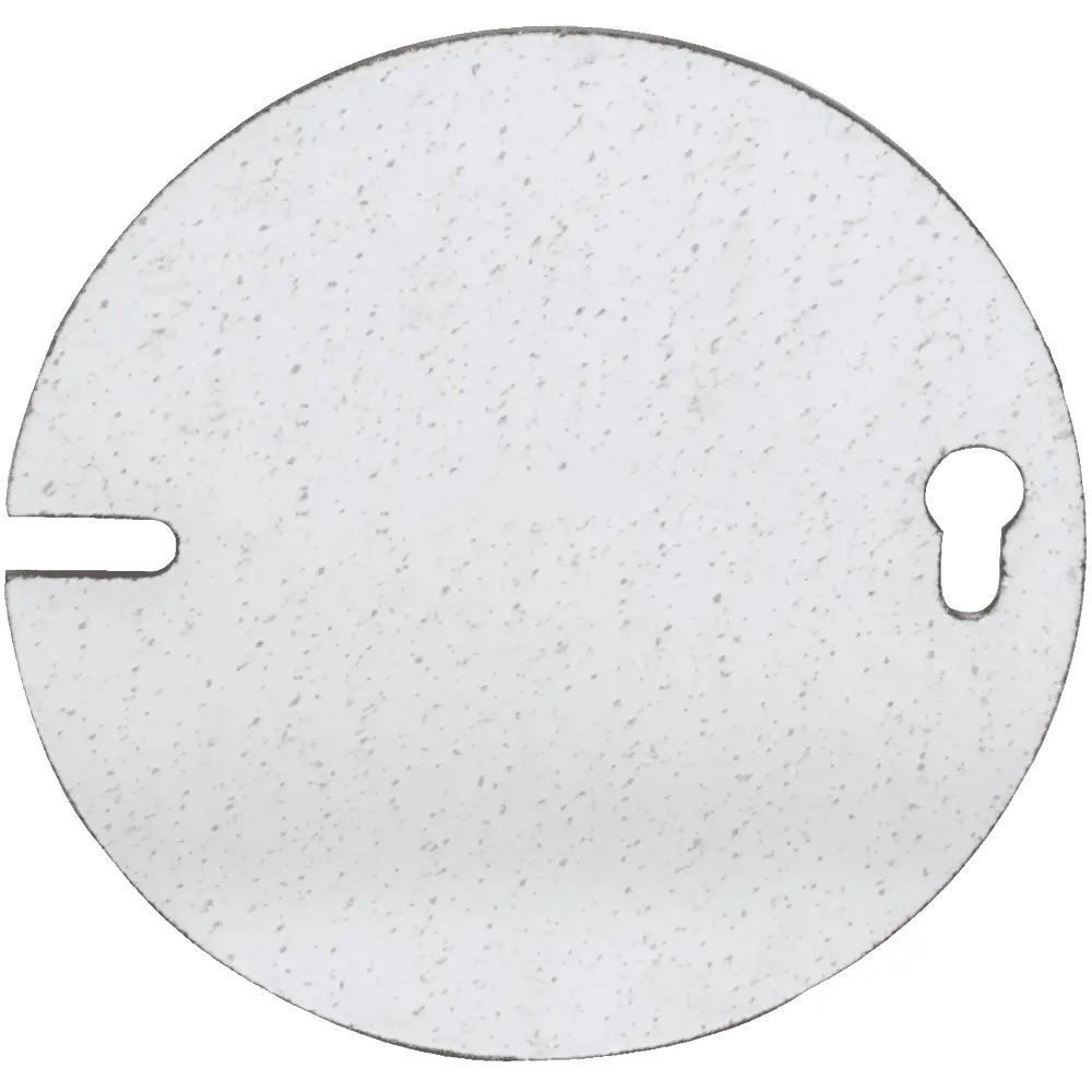 3-1/2" Round Flat Cover, Blank 1 3-1/2" Round Flat Cover, Blank
