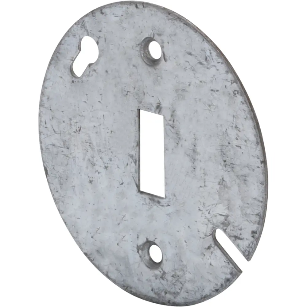 3-1/2" Round Flat Toggle Switch Cover