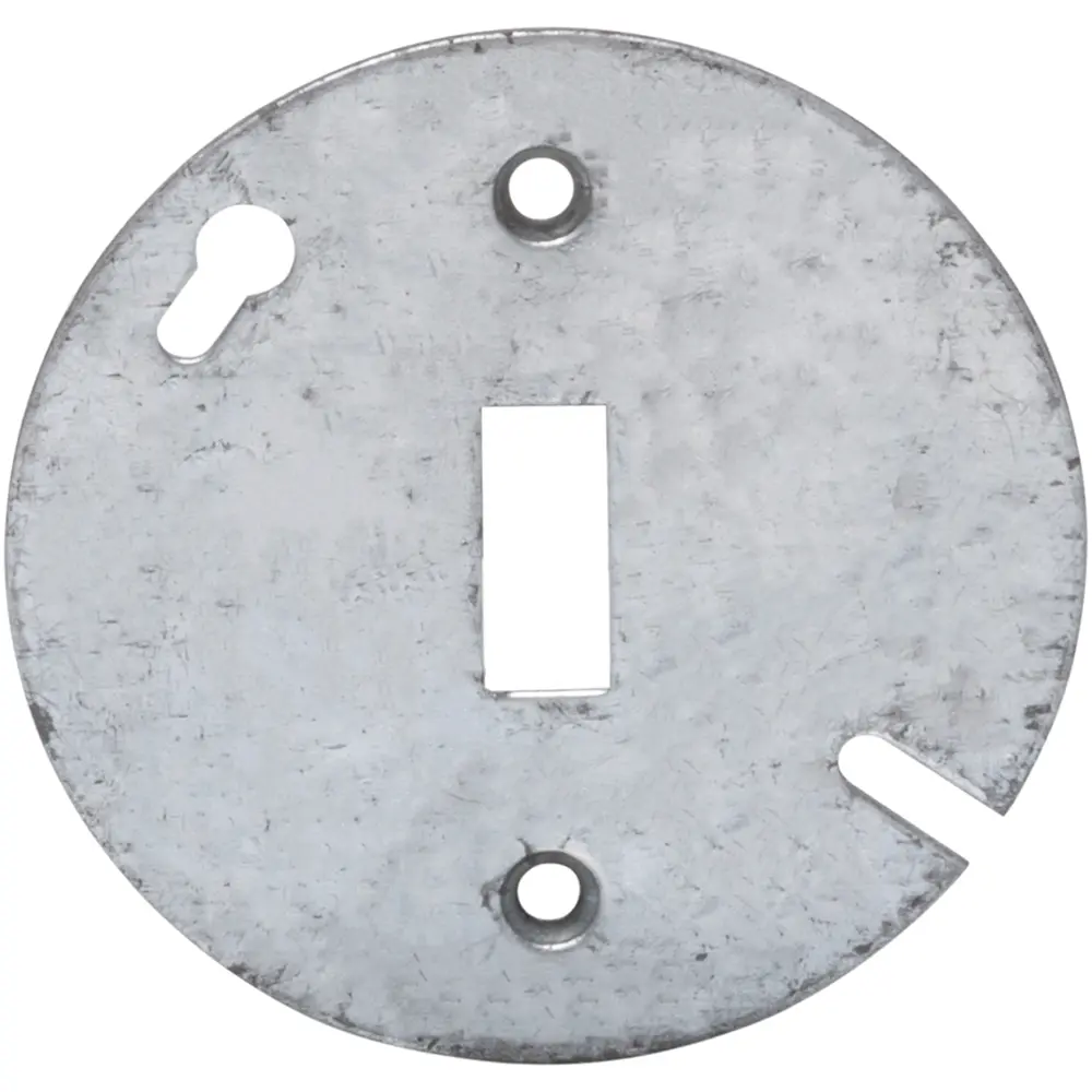3-1/2" Round Flat Toggle Switch Cover