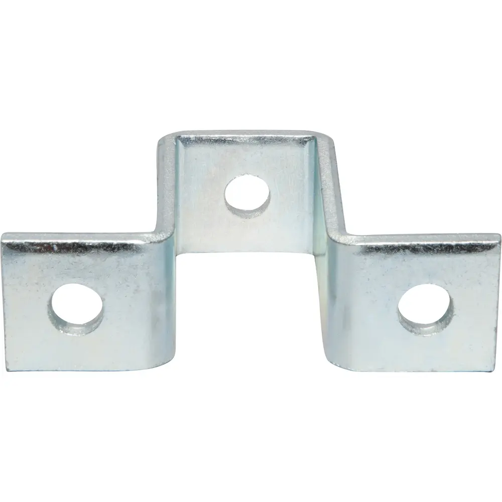 3-1/4" 3-Hole U-Fitting Cross, Electrogalvanized 1 3-1/4" 3-Hole U-Fitting Cross, Electrogalvanized