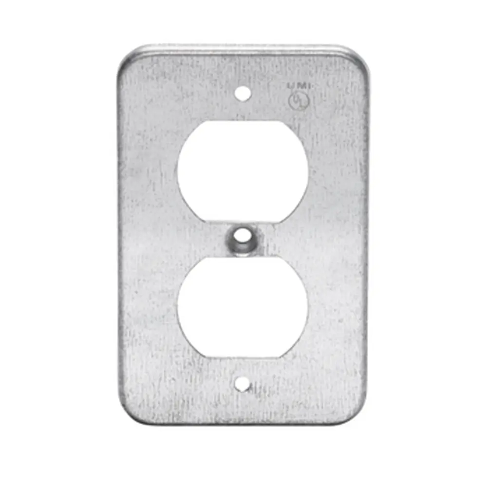 3/16" Raised Cover Duplex Receptacle