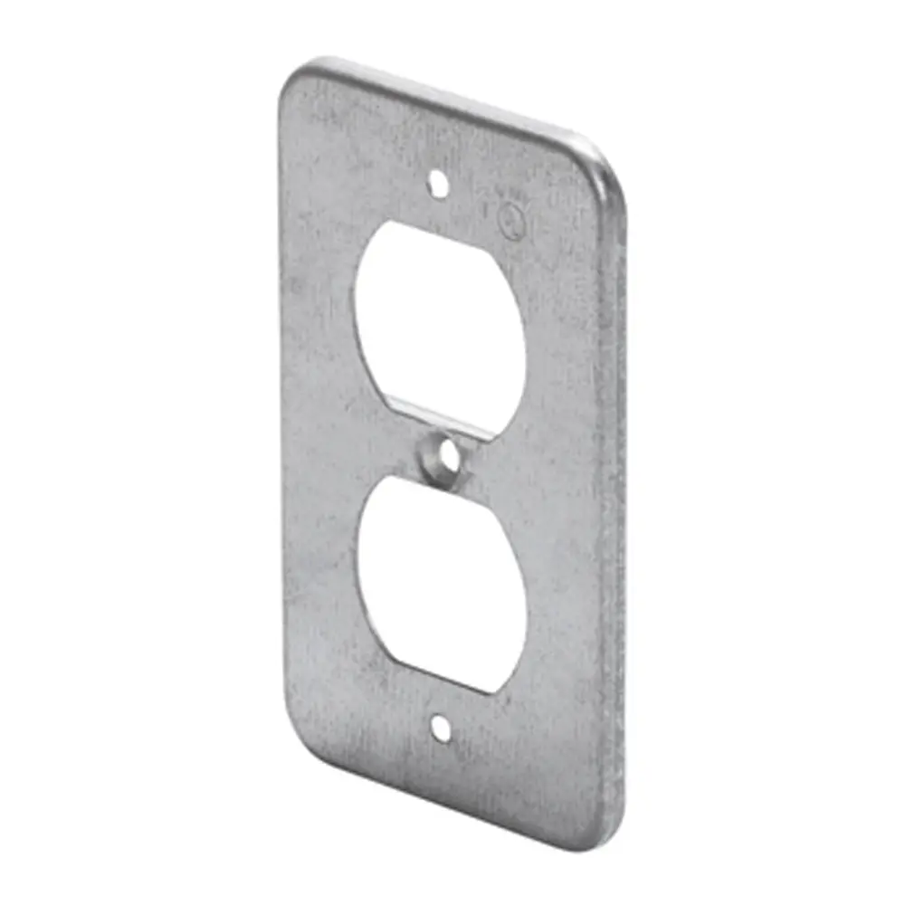 3/16" Raised Cover Duplex Receptacle