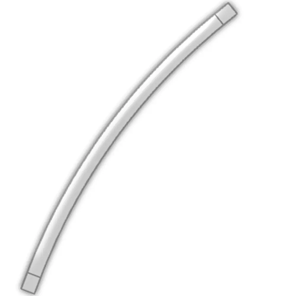 3" 30° PVC Plain End Elbow, Schedule 40, 36" Radius 1 3" 30° PVC Plain End Elbow, Schedule 40, 36" Radius