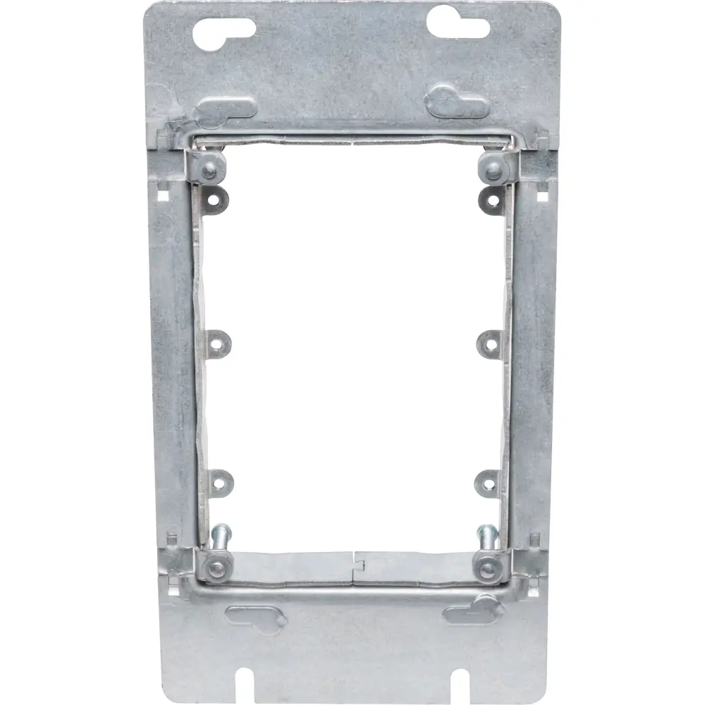 3/4" - 1-1/2" Adjustable Mud Ring for 3-Gang Switch Box