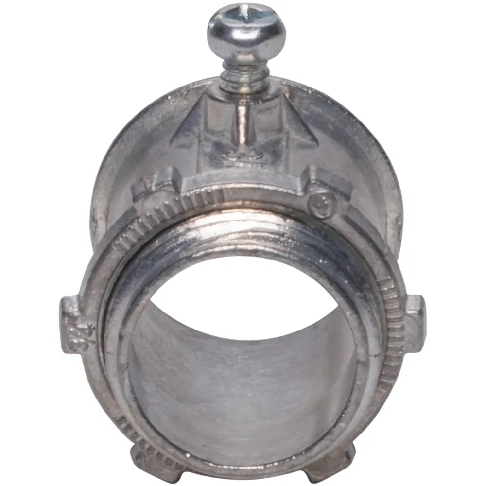 3/4" EMT Set Screw Connector, Zinc Die Cast
