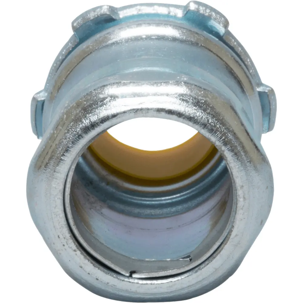 3/4" EMT Steel Compression Connector w/ Insulated Throat
