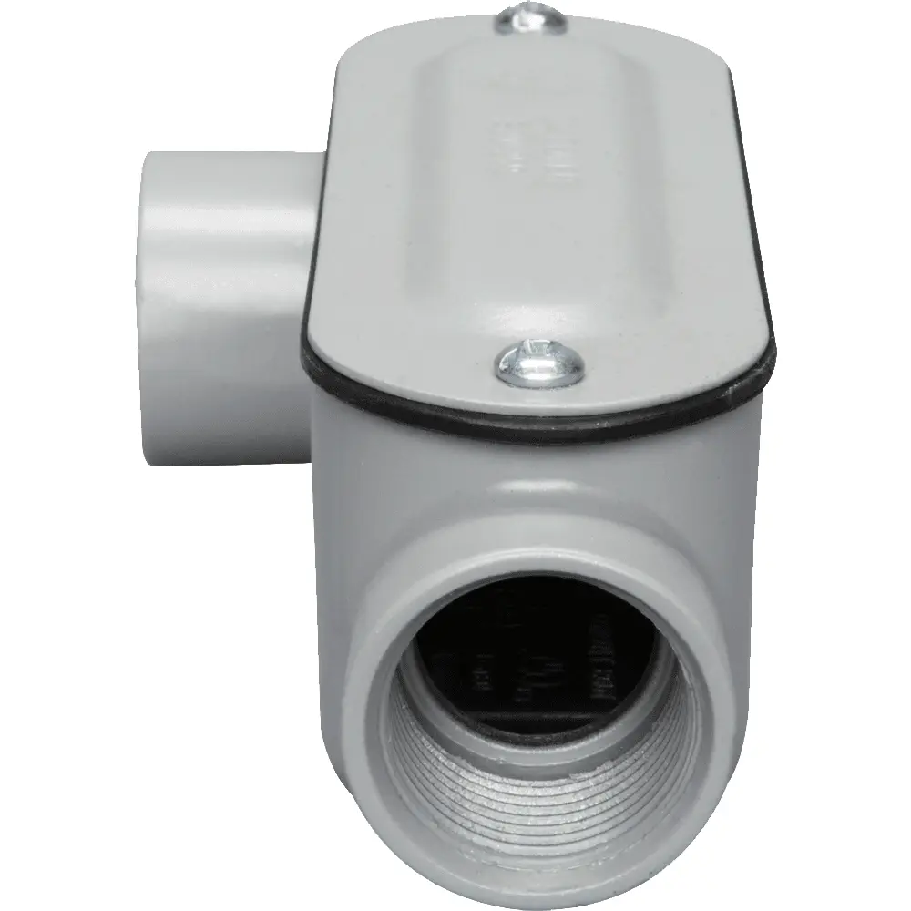 3/4 in. LR, Conduit Body w/ Cover & Gasket, Aluminum 1 3/4 in. LR, Conduit Body w/ Cover & Gasket, Aluminum
