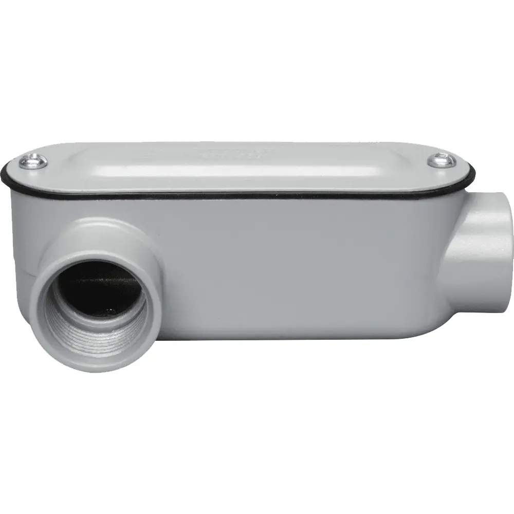 3/4 in. LR, Conduit Body w/ Cover & Gasket, Aluminum 3 3/4 in. LR, Conduit Body w/ Cover & Gasket, Aluminum