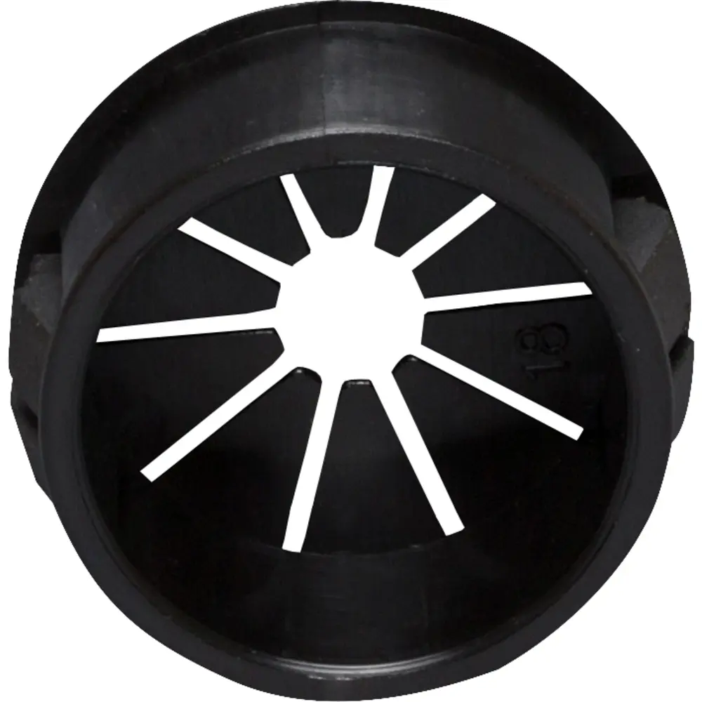 3/4 in. Nylon Universal Snap-In Bushing, Black 1 3/4 in. Nylon Universal Snap-In Bushing, Black