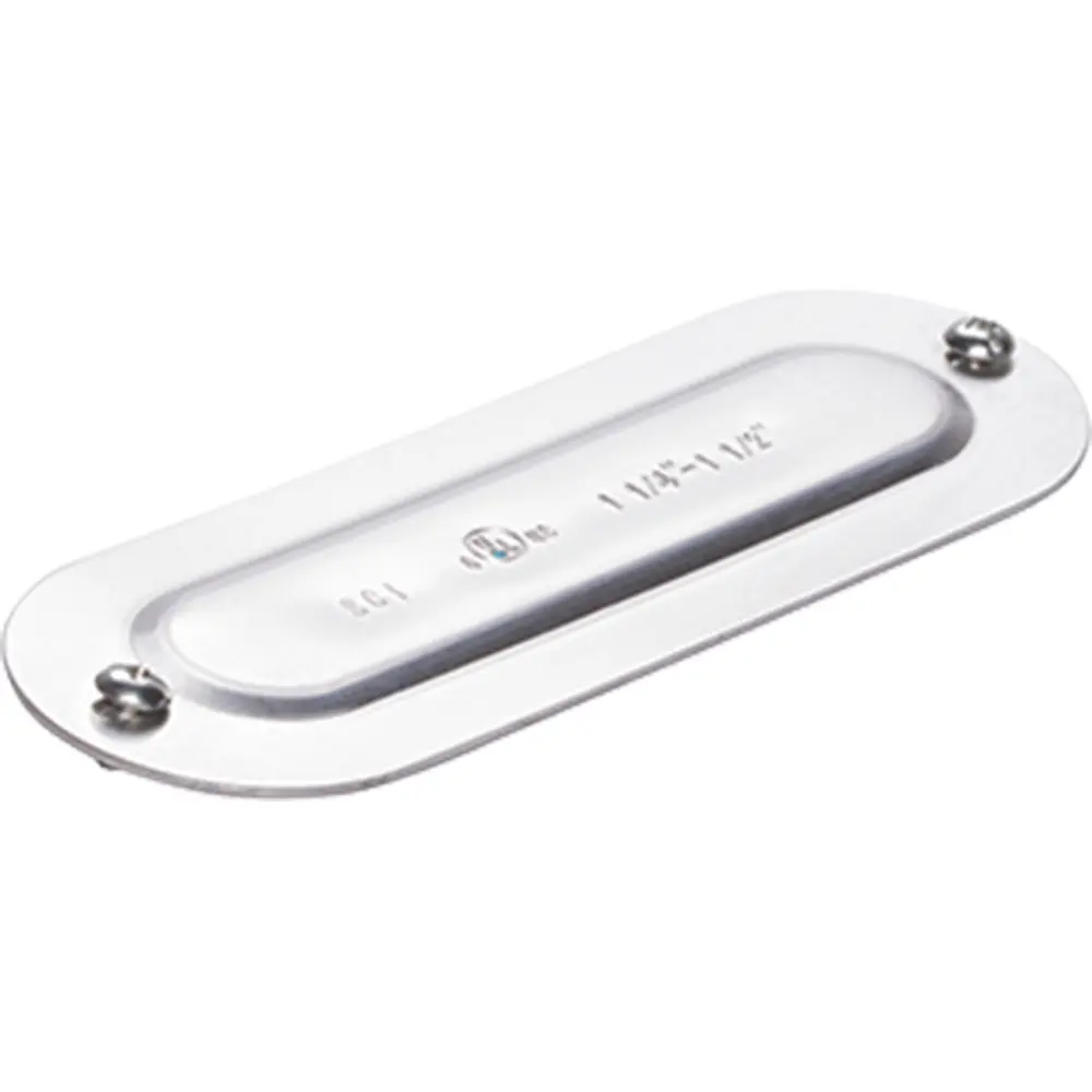 3/4 in. Stamped Conduit Cover, Aluminum