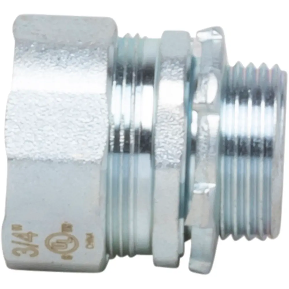 3/4" Rigid Compression Connector, Steel 3 3/4" Rigid Compression Connector, Steel