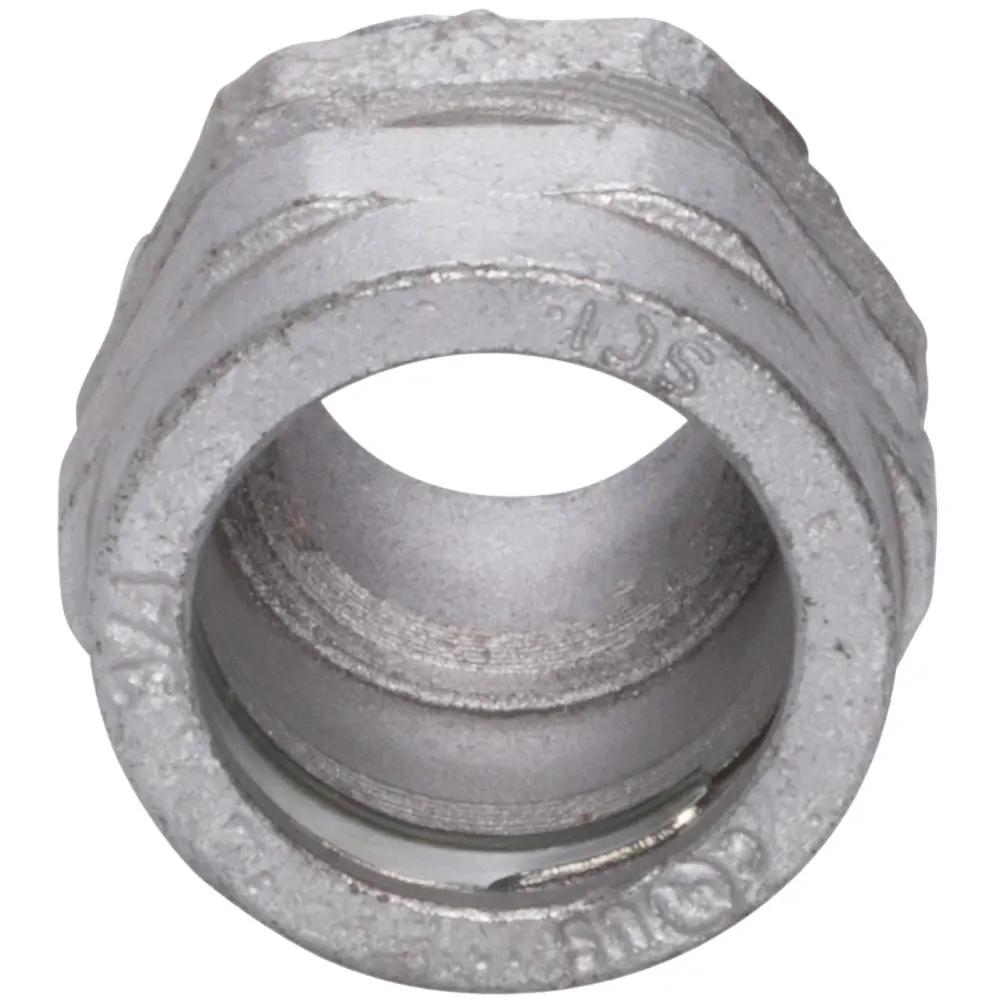 3/4" Rigid Compression Connector w/ Insulated Throat, Malleable Iron