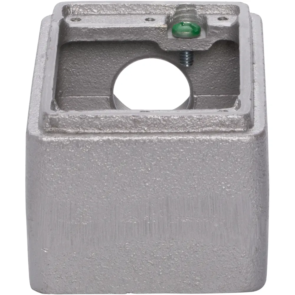 3/4" Single Hub Cast Device Box, Malleable Iron