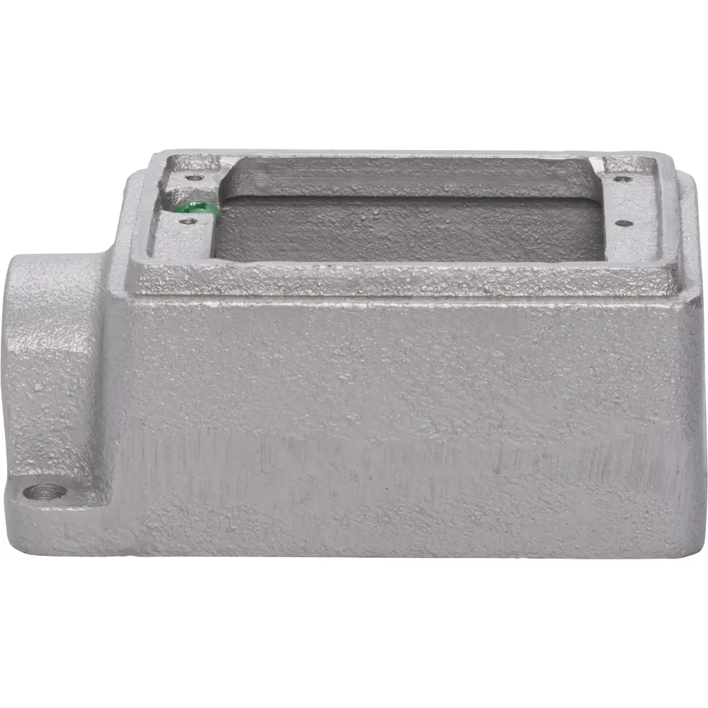 3/4" Single Hub Cast Device Box, Malleable Iron