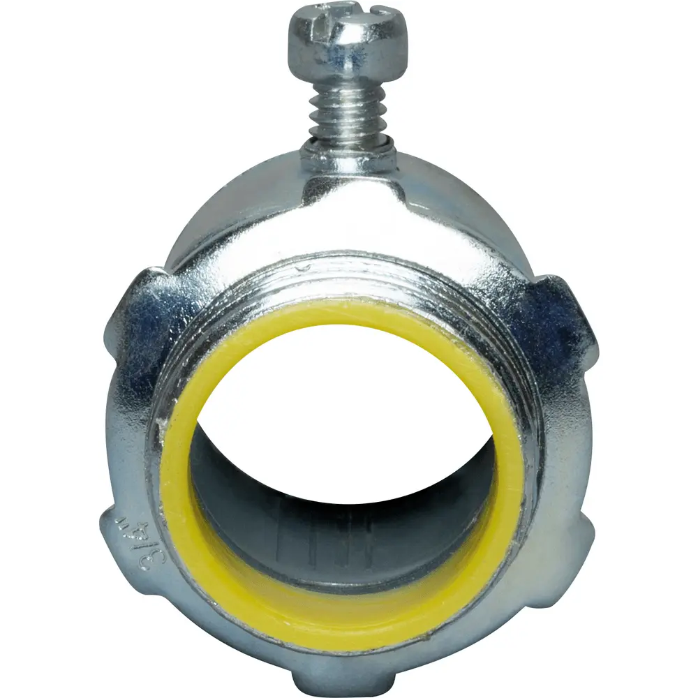 3/4" Steel Set Screw Connector w/ Insulated Throat