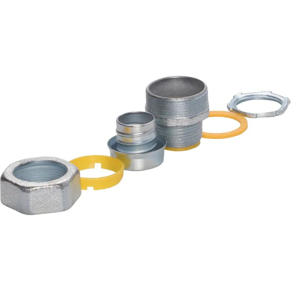 3/4" Straight Liquid-Tight Connector, Malleable Iron 2 3/4" Straight Liquid-Tight Connector, Malleable Iron