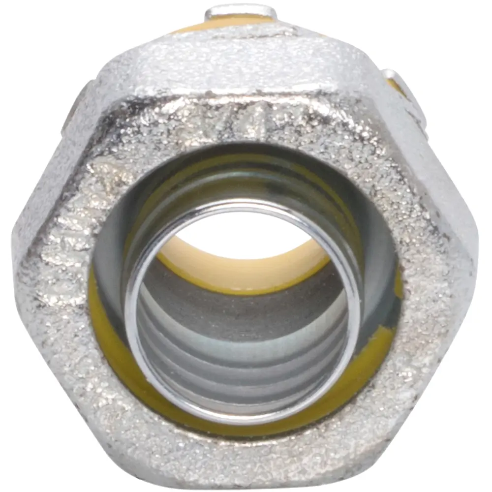 3/4" Straight Liquid-Tight Connector, Malleable Iron 3 3/4" Straight Liquid-Tight Connector, Malleable Iron