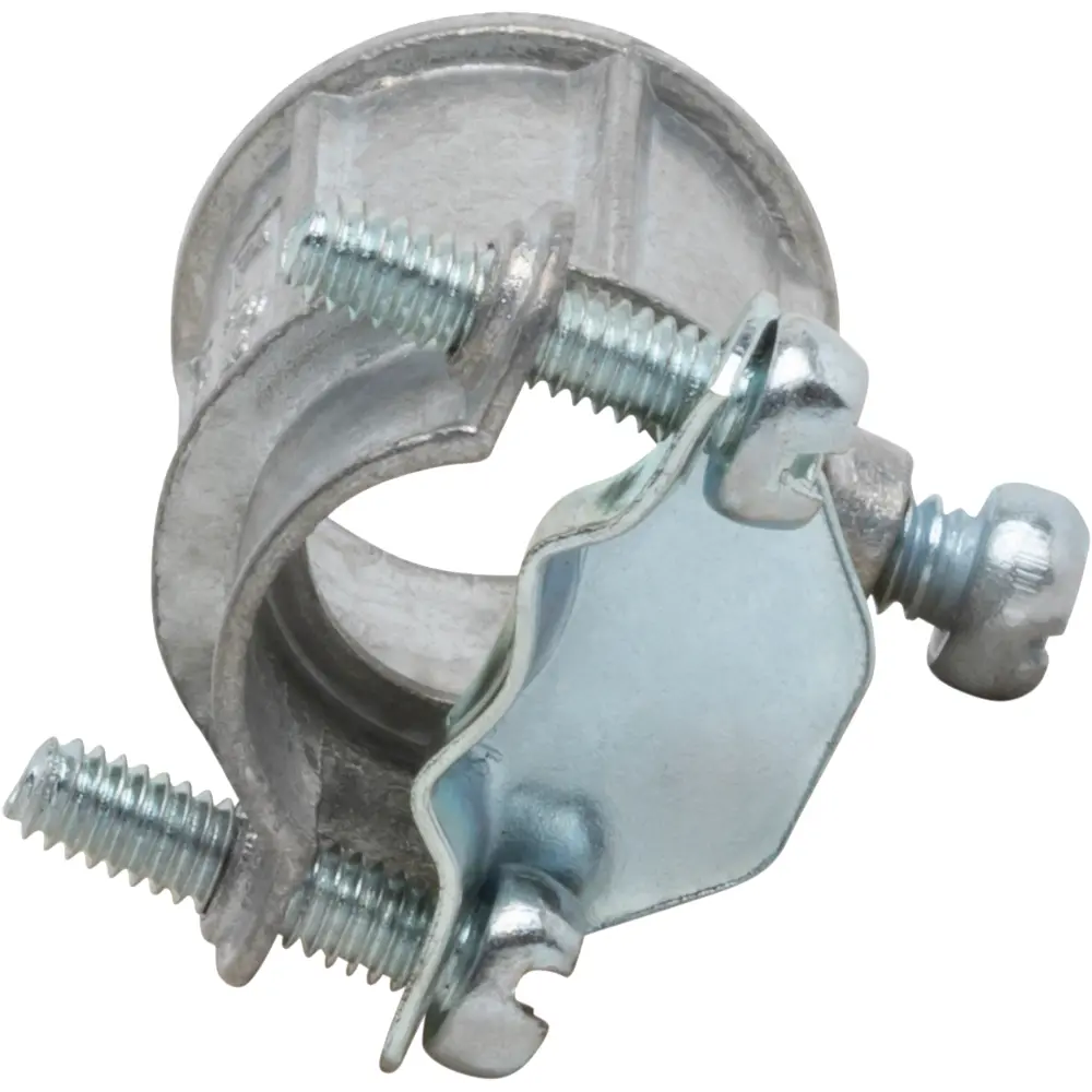 3/8" - 1/2" EMT/ROMEX Combination Coupling, Zinc Die Cast