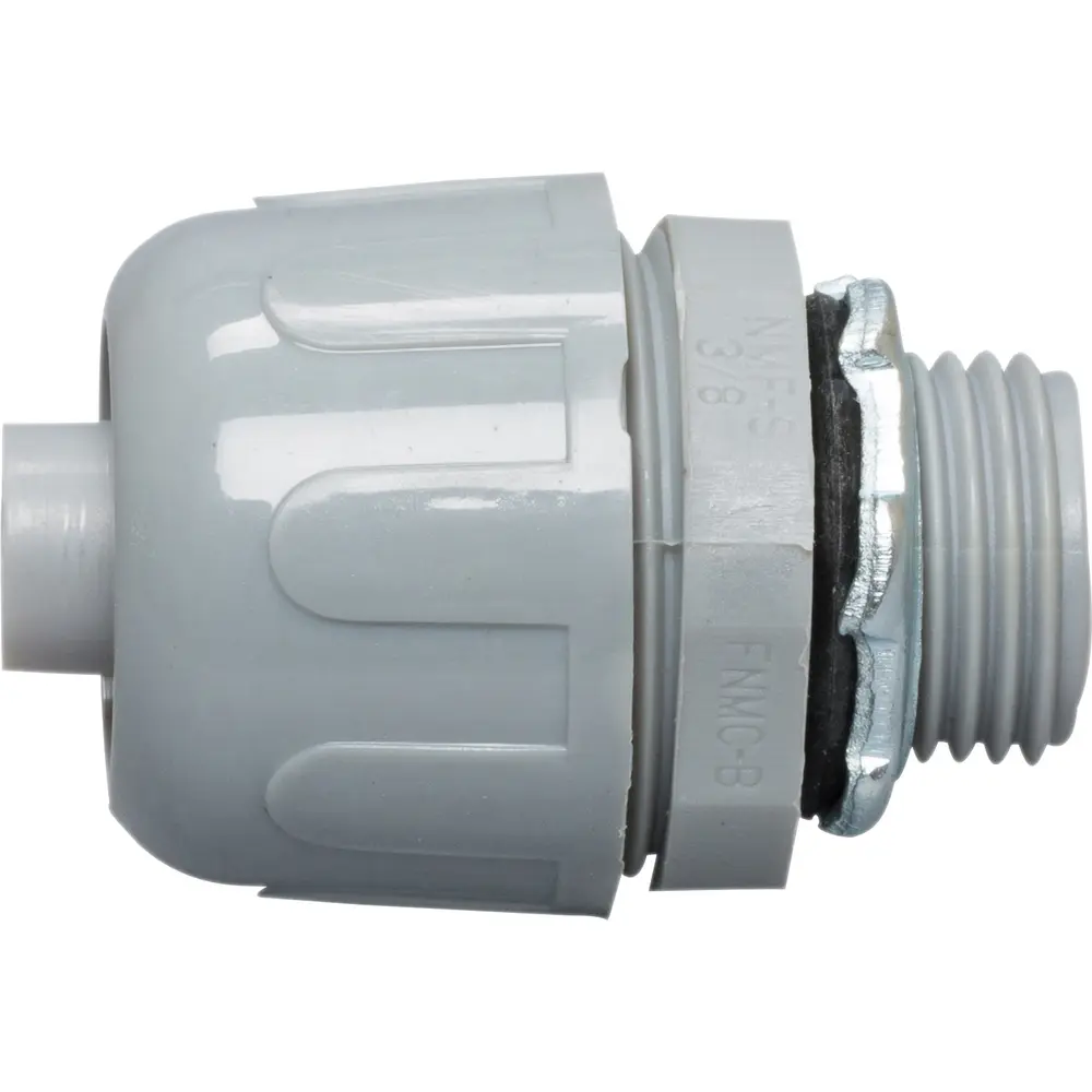 3/8" 2-Piece Straight Connector