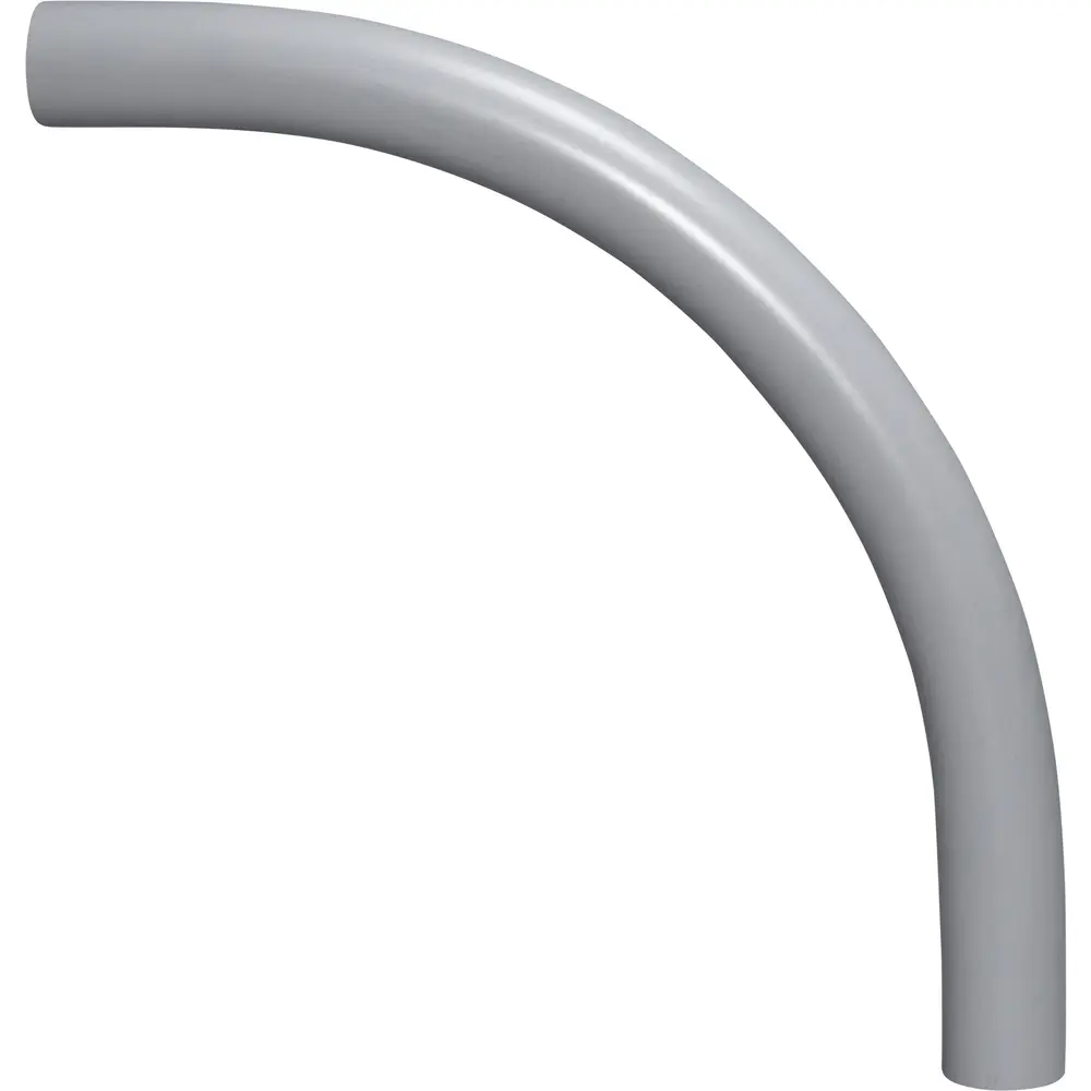 3" 90° Plain End Elbow, Schedule 80, 24" Radius