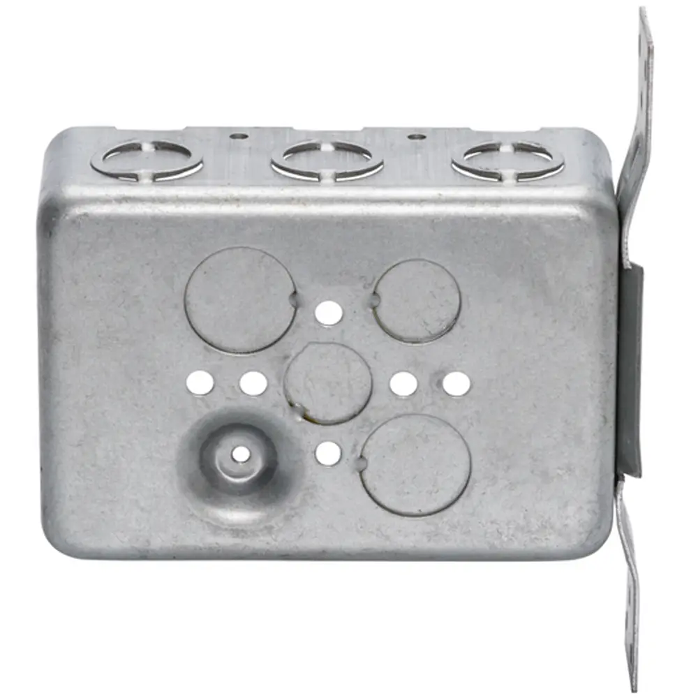 3-Gang Drawn Multi-Gang Handy Box w/ FB Bracket, 2-1/8" Deep