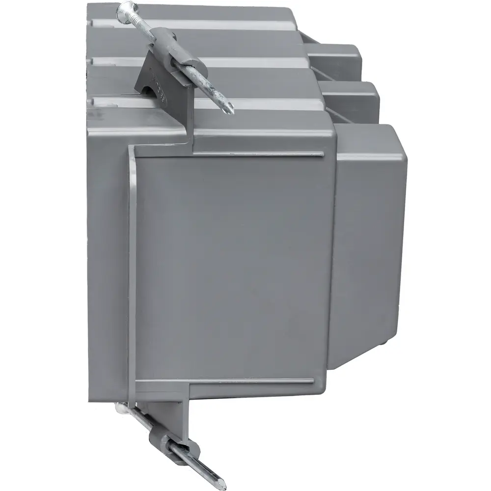 3-Gang Plastic Switch Box, Nail-On, 68 Cu. In.