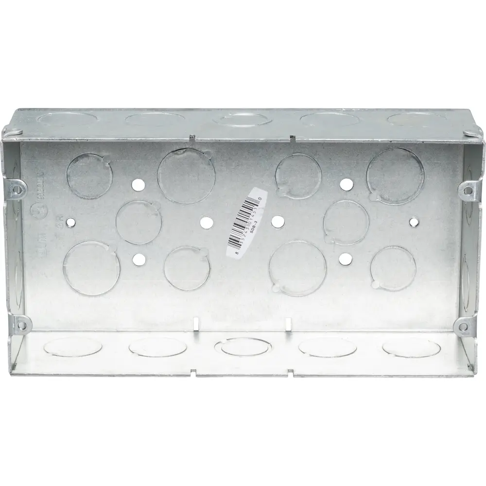 3-Gang Welded Box, 2-1/2" Deep