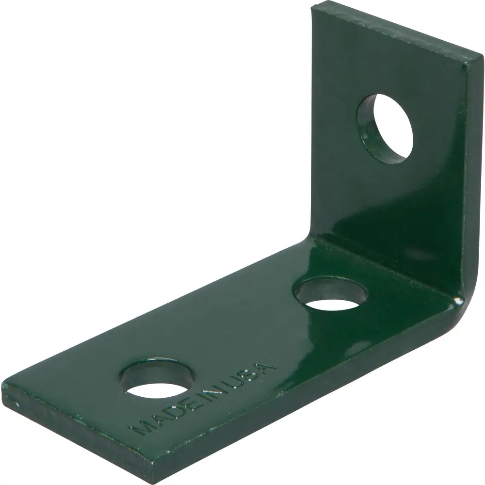 3-Hole Corner Angle Bracket, 3-Way, Galvanized 1 3-Hole Corner Angle Bracket, 3-Way, Galvanized