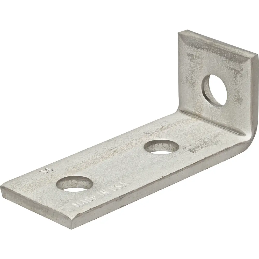 3-Hole Cross Corner Angle Bracket, 316 Stainless Steel 1 3-Hole Cross Corner Angle Bracket, 316 Stainless Steel