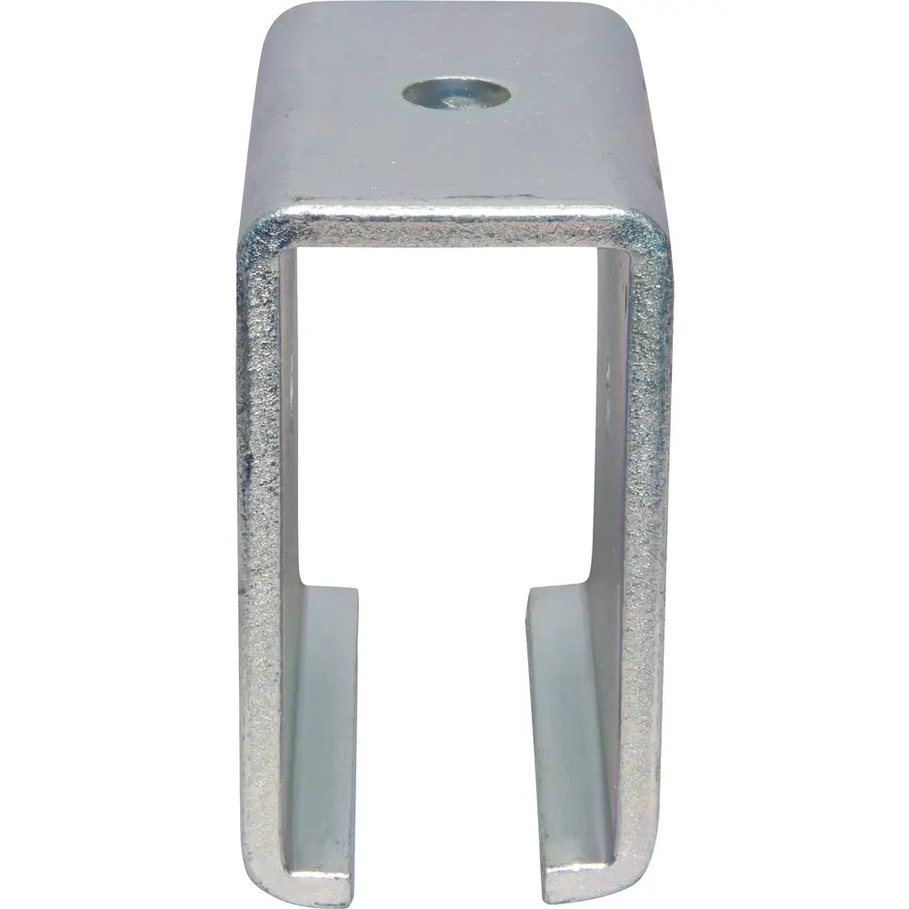 3-Hole U-Fitting Trolley Support, Heavy-Duty, Electrogalvanized
