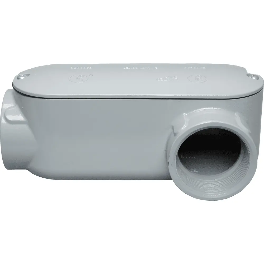 3 in. LL, Conduit w/ Cover & Gasket, Aluminum 3 3 in. LL, Conduit w/ Cover & Gasket, Aluminum