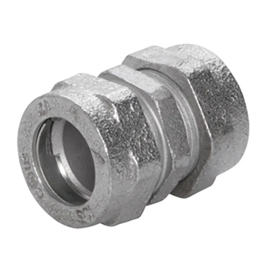 3" Rain Tight Rigid Compression Coupling, Malleable Iron 1 3" Rain Tight Rigid Compression Coupling, Malleable Iron