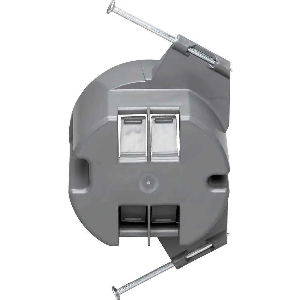 3" Round Plastic Switch Box, Nail-On, 18 Cu. In.