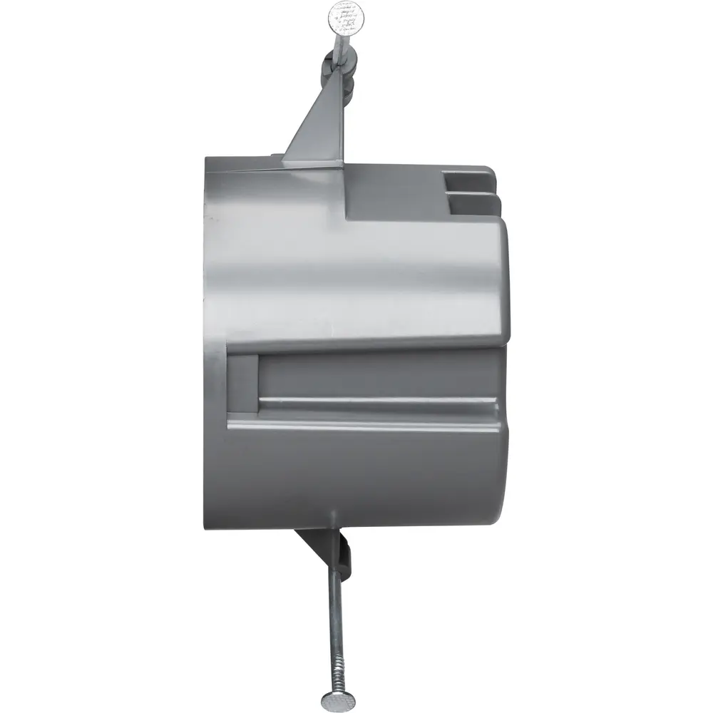 3" Round Plastic Switch Box, Nail-On, 18 Cu. In.