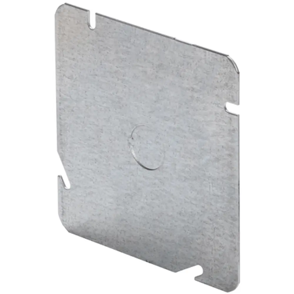 4-11/16 in. Square Blank Cover w/ 1/2 in. KO