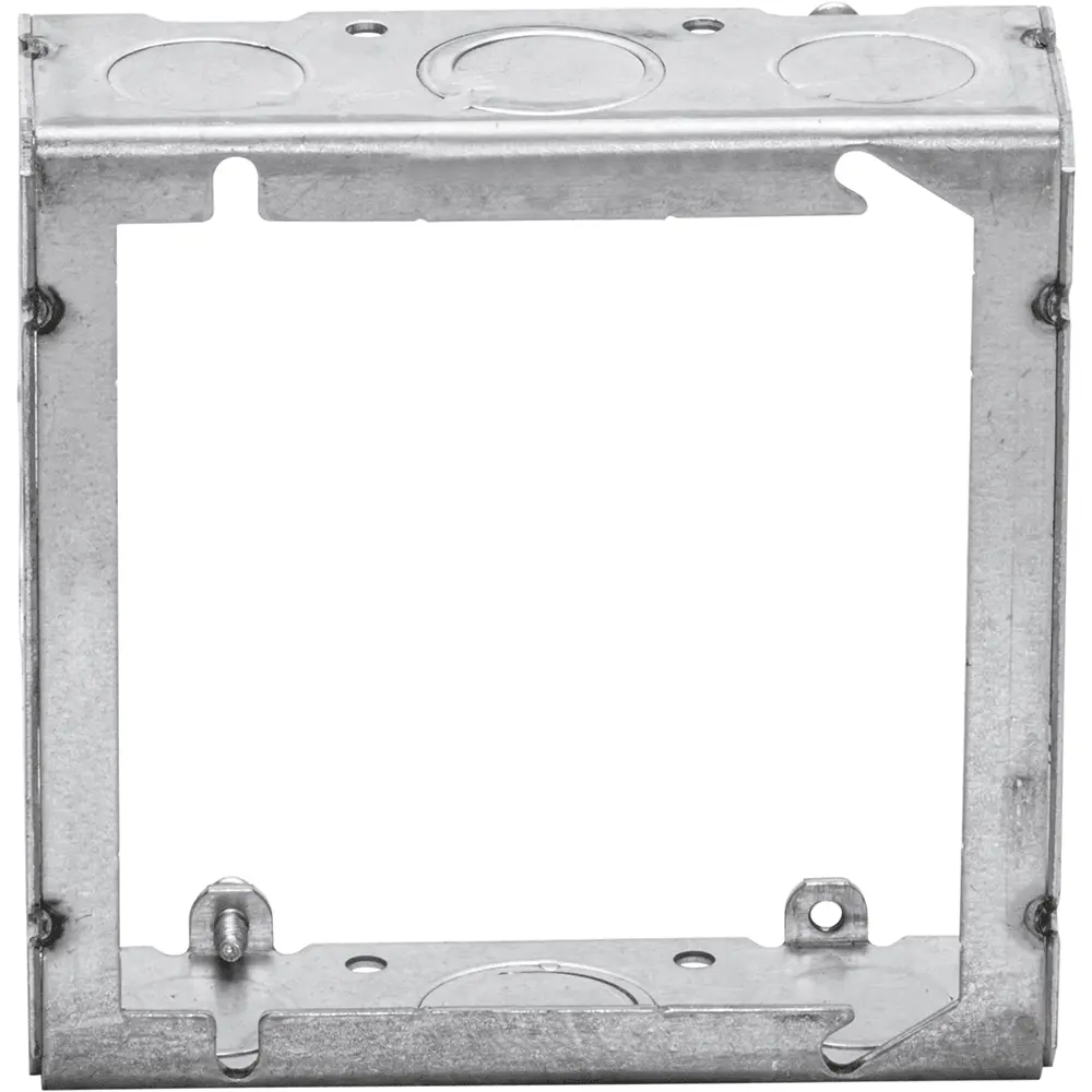 4-11/16" Shallow Extension Box w/ KO, 1-1/2" Deep