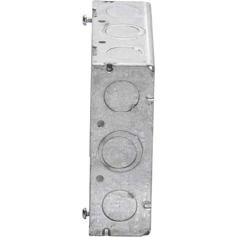 4-11/16" Shallow Extension Box w/ KO, 1-1/2" Deep