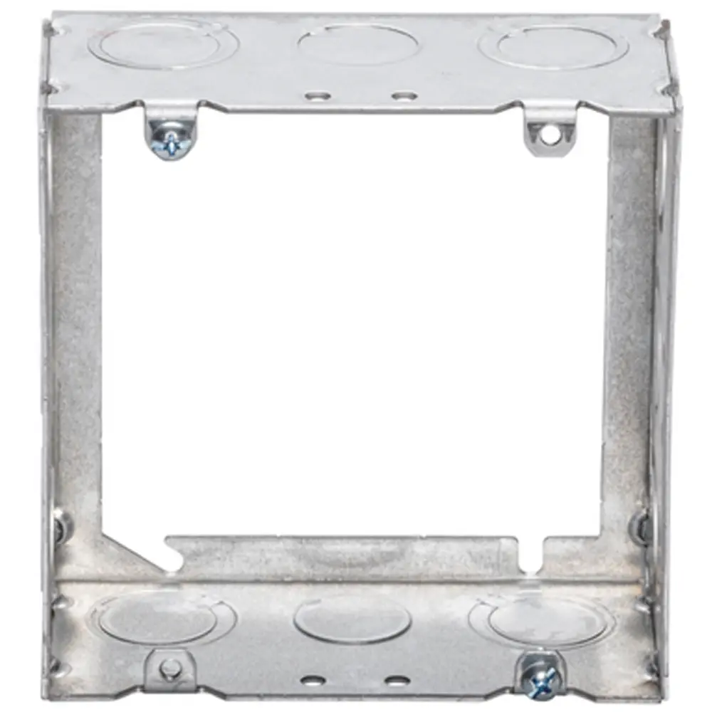 4-11/16 Square Box Extension w/ KO, 2-1/8" Deep