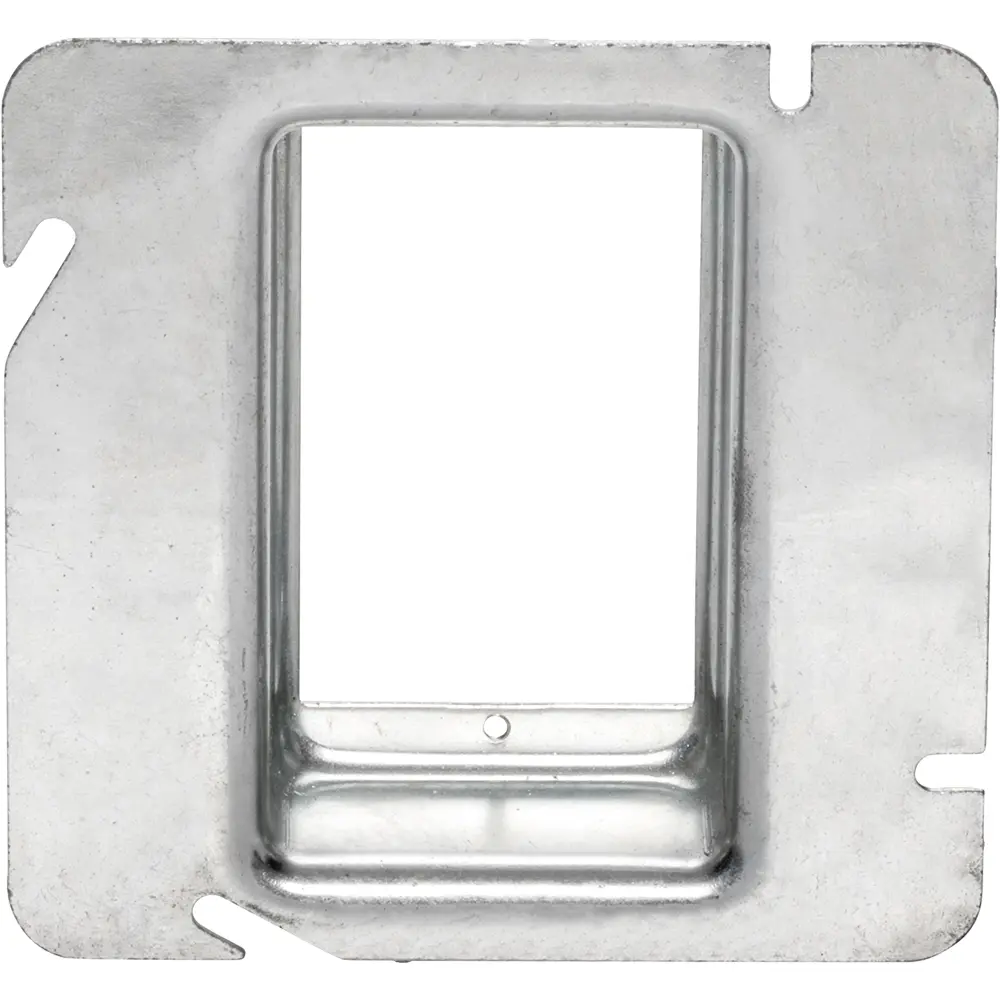 4-11/16" Square Single-Gang Device Ring, 1/4" Raised, 1.8 Cu. In. 1 4-11/16" Square Single-Gang Device Ring, 1/4" Raised, 1.8 Cu. In.