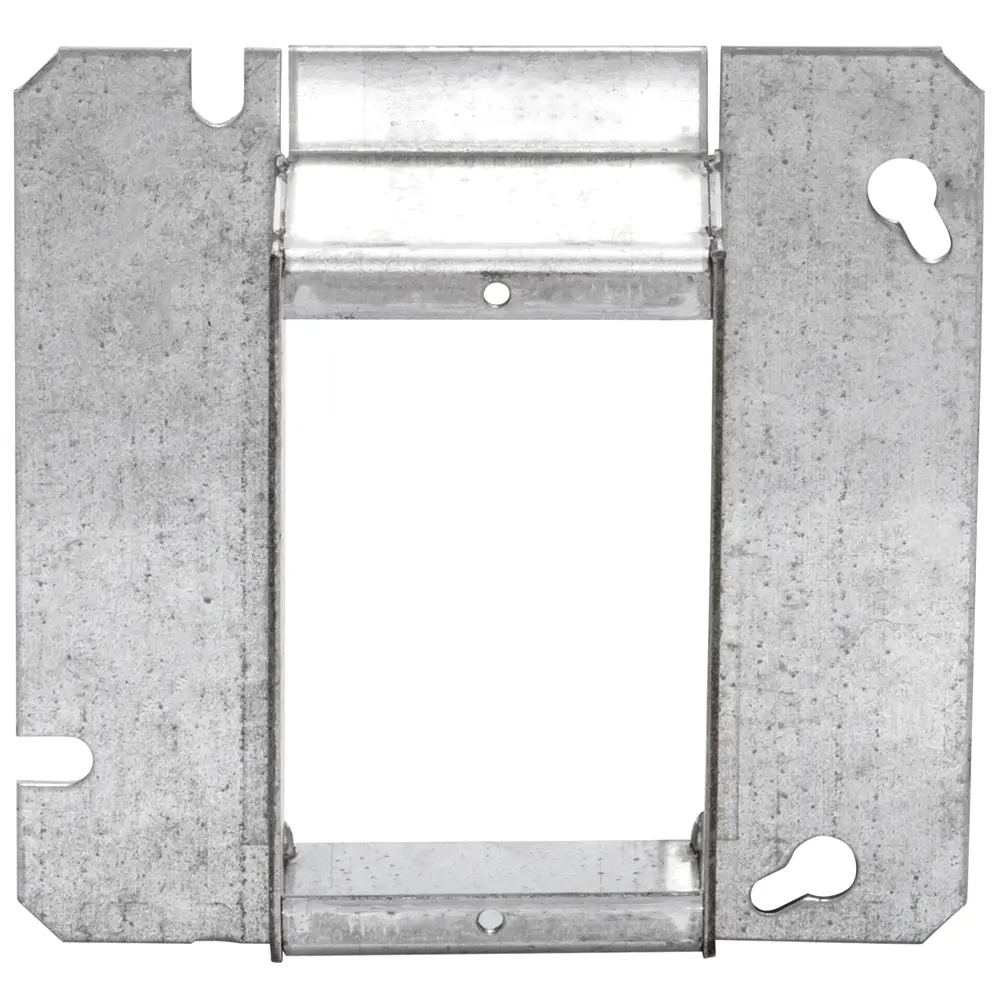 4-11/16" Square Single-Gang Device Ring, 1" Raised, 7.5 Cu. In. 2 4-11/16" Square Single-Gang Device Ring, 1" Raised, 7.5 Cu. In.