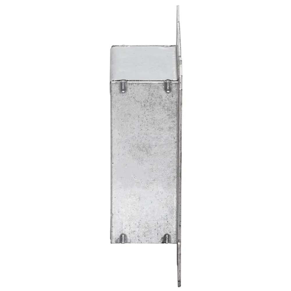 4-11/16" Square Single-Gang Device Ring, 1" Raised, 7.5 Cu. In. 3 4-11/16" Square Single-Gang Device Ring, 1" Raised, 7.5 Cu. In.