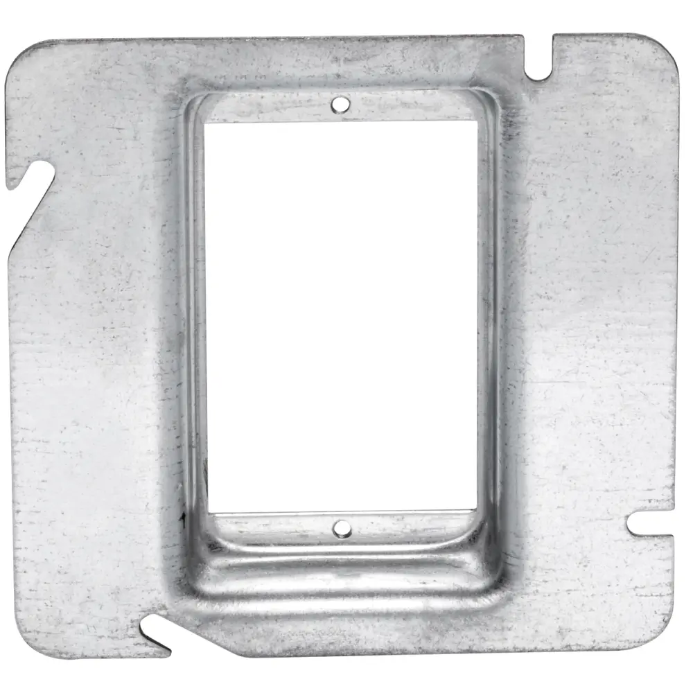 4-11/16" Square Single-Gang Device Ring, 5/8" Raised, 4.3 Cu. In. 1 4-11/16" Square Single-Gang Device Ring, 5/8" Raised, 4.3 Cu. In.