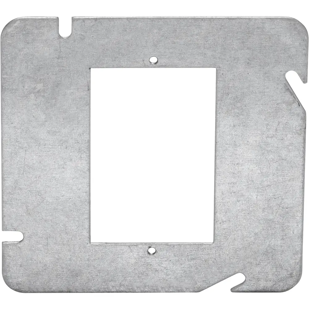4-11/16" Square Single-Gang Device Ring, Flat