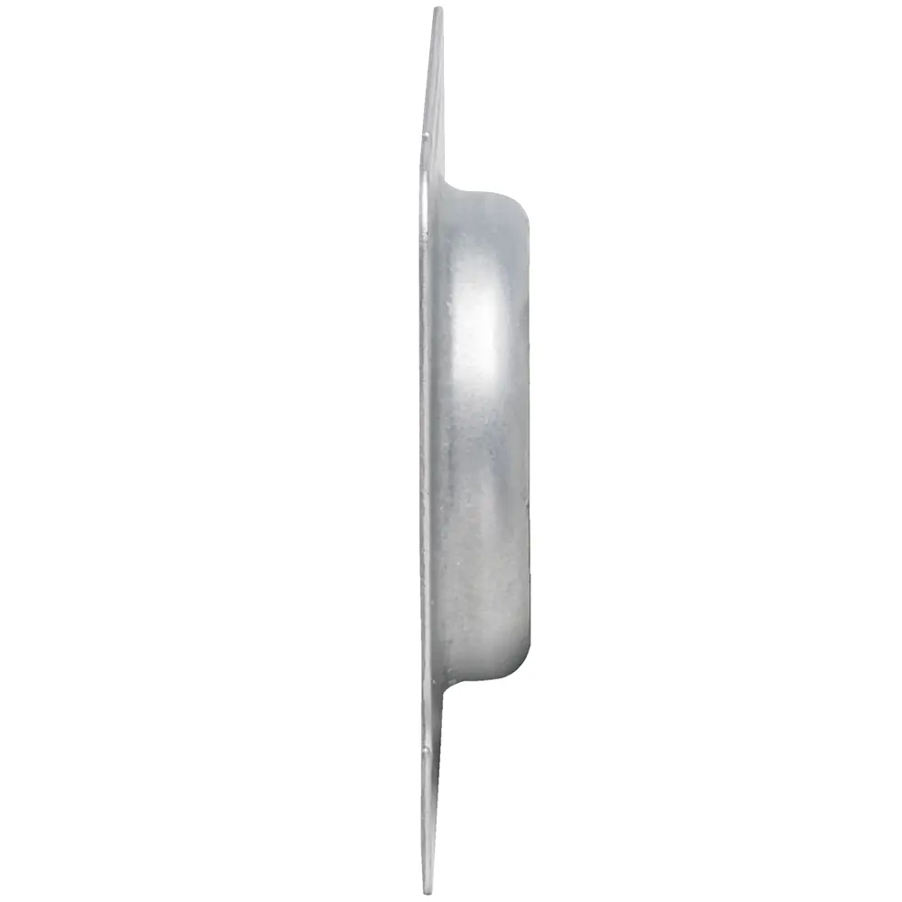 4-11/16" Square to Round Cover, 5/8" Raised, Open, Ears (2) 3/4" O.C. 3 4-11/16" Square to Round Cover, 5/8" Raised, Open, Ears (2) 3/4" O.C.