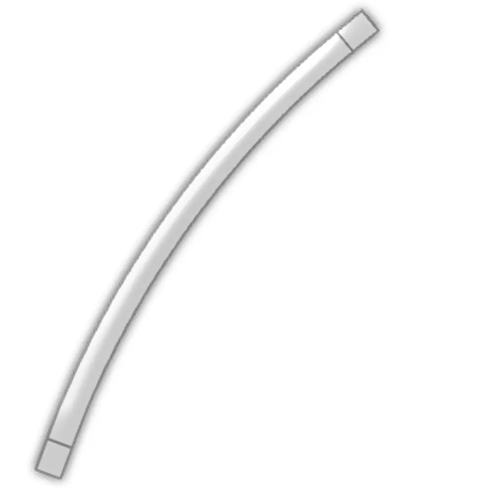 4" 30° PVC Plain End Elbow, Schedule 40, 30" Radius