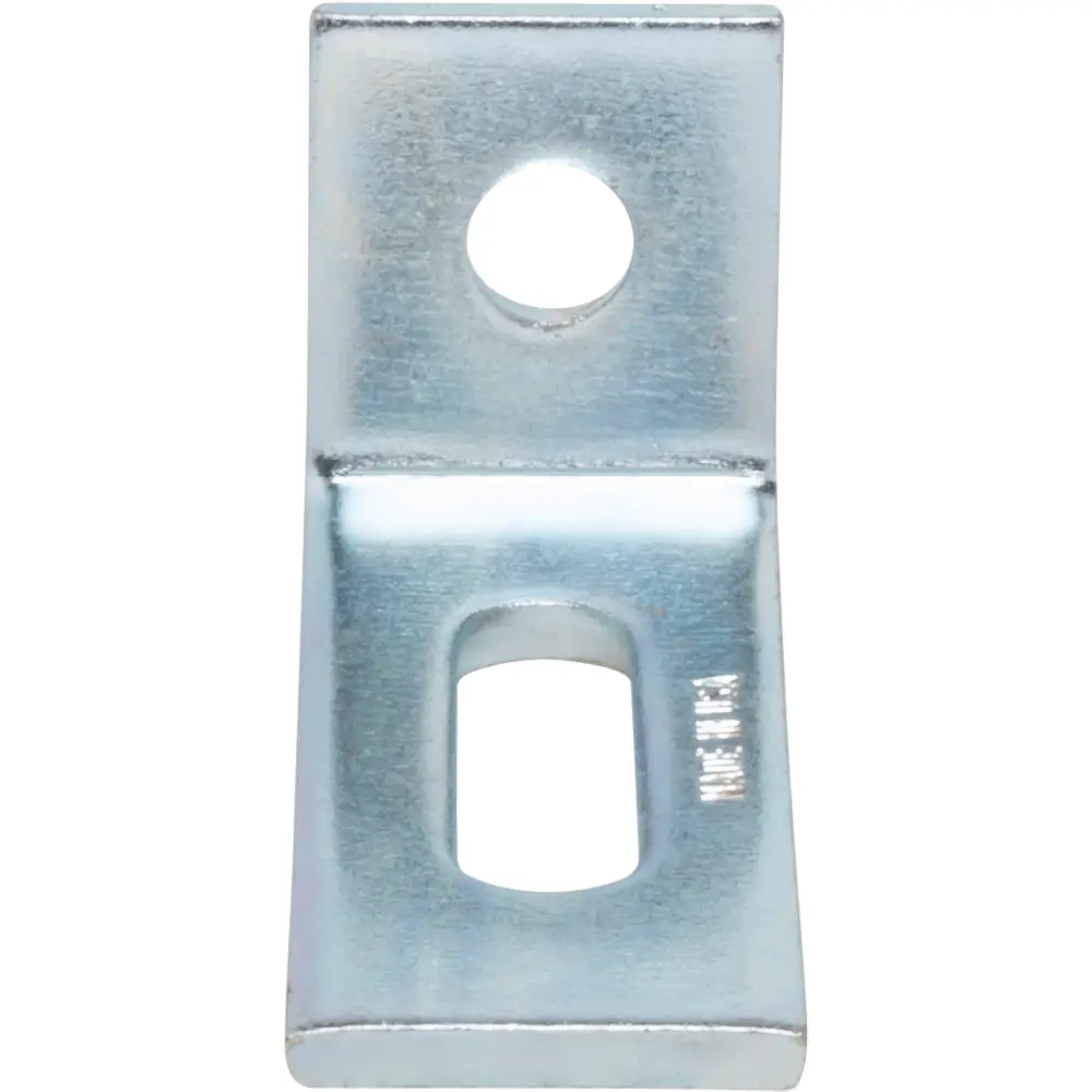 4-7/8" 2-Hole Adjustable Corner Angle Bracket, Electro-Galvanized 2 4-7/8" 2-Hole Adjustable Corner Angle Bracket, Electro-Galvanized