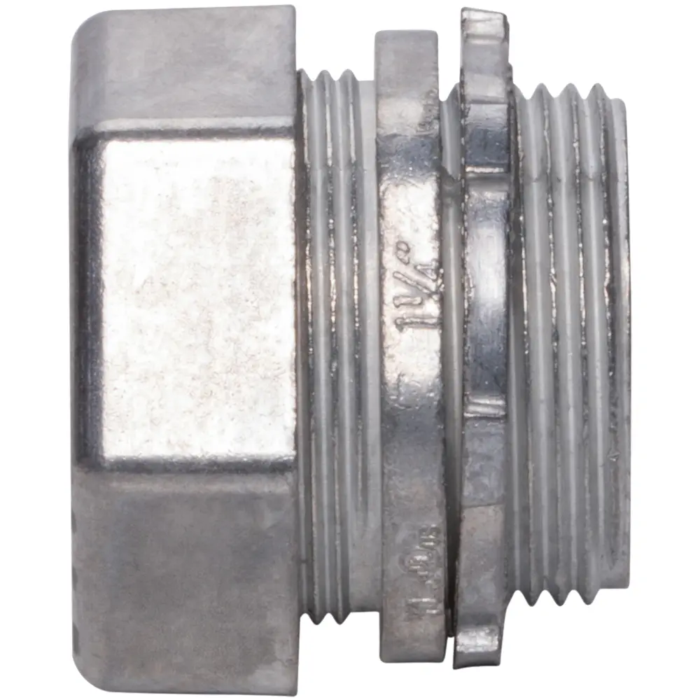 4" EMT Compression Connector, Zinc Die Cast