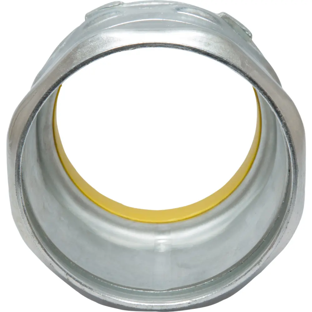 4" EMT Steel Compression Connector w/ Insulated Throat