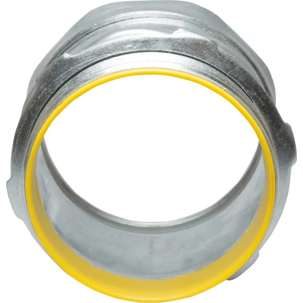 4" EMT Steel Compression Connector w/ Insulated Throat