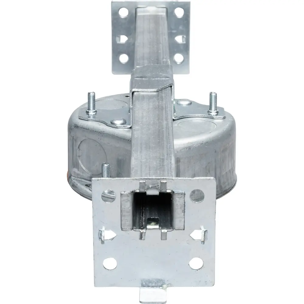 4" Fan Support Box w/ New Work Bar Hanger, 1-1/2" Deep, Contractor Pack